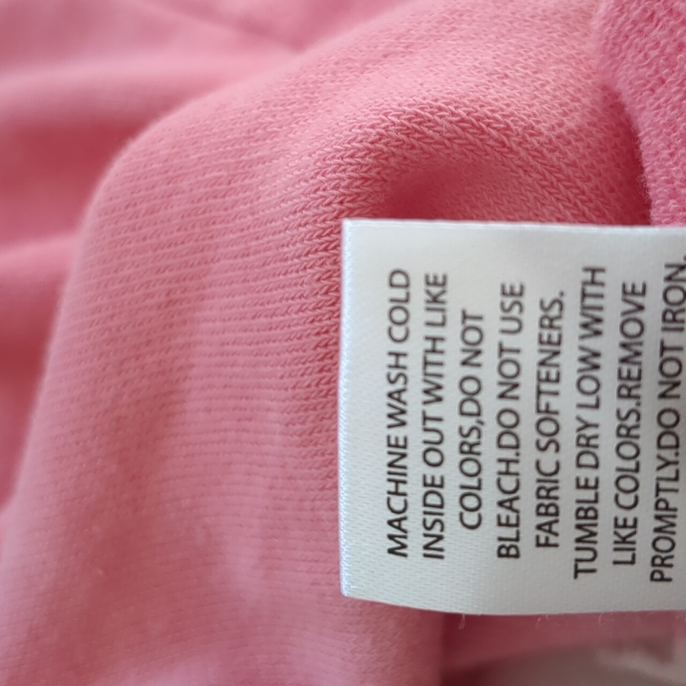 Medium Wildfox Orange And Pink Tie Dye Hoodie Cutoff Style Casual - Picture 14 of 14